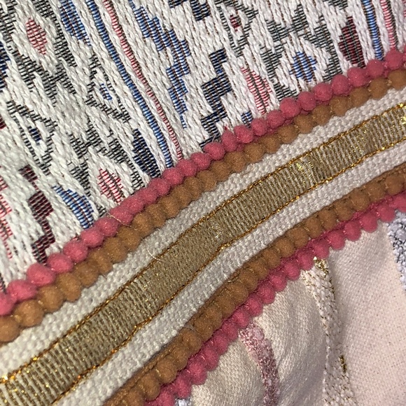 Twig & Arrow BOHO Woven Beach Weekend Tote Bag w/Tassel - Picture 7 of 16